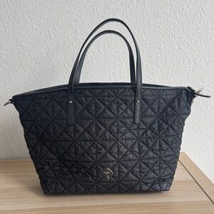 Kate Spade Black Quilted Tote